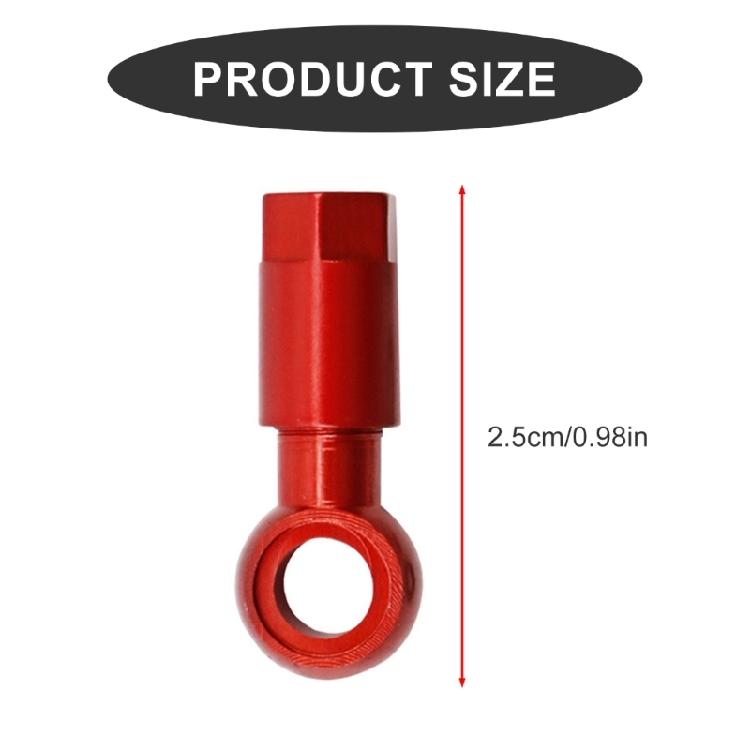 Aluminum Alloys Olivary Head Mountain Bicycles Component Bicycles Brake Fittings Hose Connector Accessories