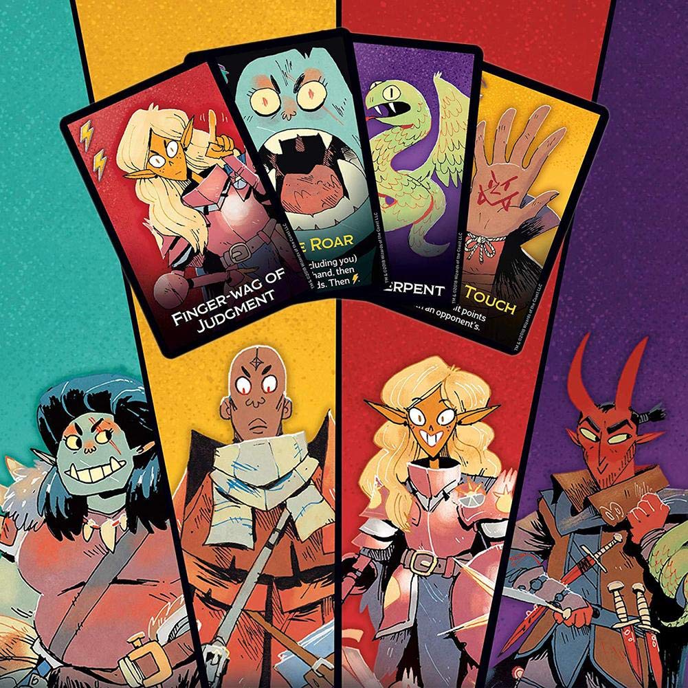 Dungeons & Dragons Dungeon Mayhem Card Game for 2-4 Players, 120 Cards, English Version