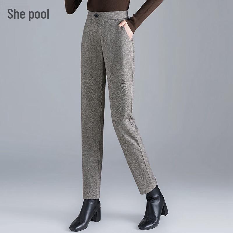 

Women s High-Waisted Straight Casual Pants 2XL