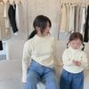 Clearance: Children's Cable Knit Sweater - Autumn Style Wool Pullover for Girls & Babies, Parent-Child Matching Option Available.