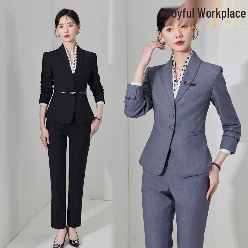 

Women s High-End Gray Formal Workwear Suit for Professional and Elegant Occasions XXXXL