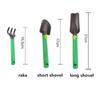 3pcs Kids Gardening Tools Kit Plastic Safe Gardening Tools Succulent Shovel Planting Flower Shovel Shovel Rake Safety Toy