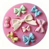 Food Grade Silicone Bowknot Silicone Mold 3D Shape DIY Baking Tool  Wedding Cake Decoration