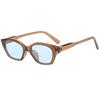 1Pc New Trendy Cool Cat-Eye Black Frame Sunglasses, Unisex, Uv Protection, Stylish for Street Photography, Vacation