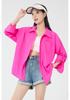 Summer sunscreen clothing lapel shirt women's light and breathable fashion outdoor ice mountaineering travel original yarn sunscreen clothing