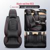 All-Season Universal Five-Seater Leather Car Seat Covers: Full Coverage Mats for Driver, Passenger, and Rear Seats