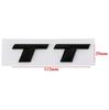 3D ABS Chrome Black TT Logo Car Rear Trunk Emblem Badge Sticker Decals For  kcpn5 TT RS MK1 8N 8J MK3 8S MK2 Accessories
