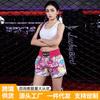 Breathable Muay Thai Shorts Cycling Jersey Training Workout Men Women