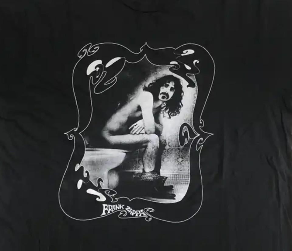 New popular Frank zappa toilet Black Gift Fans T-shirt E301 Unisex T-Shirt XL