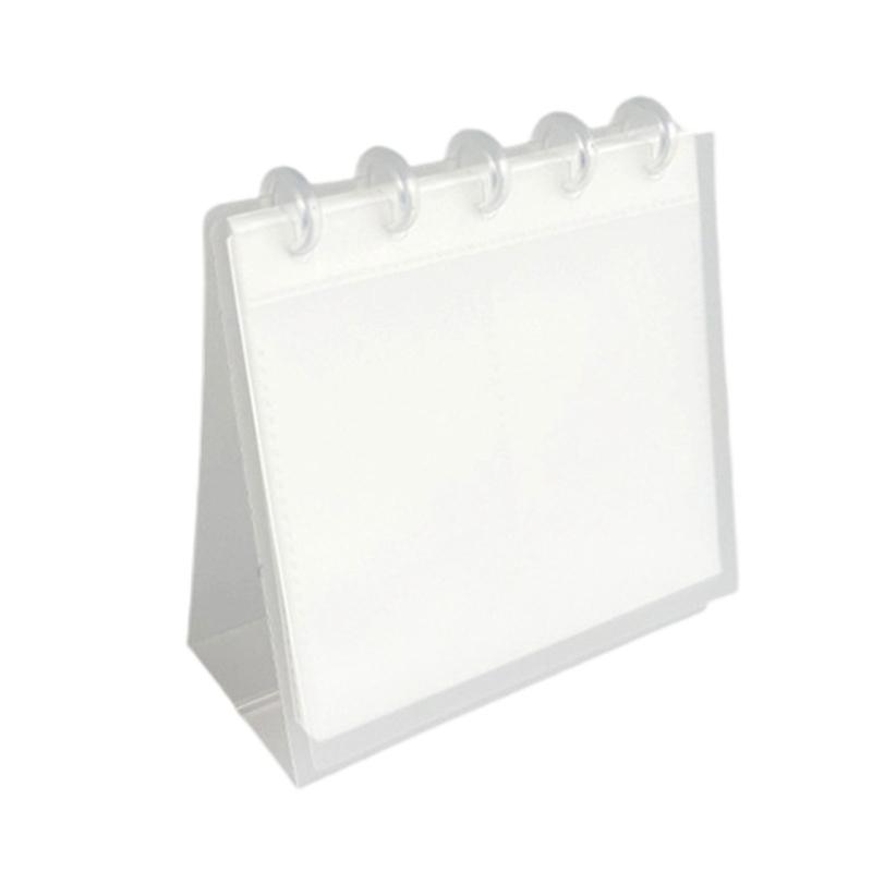 Multipurpose Clear Photo Album for Desktop Displaying with 3Inch Double Slot Design Kpop Photocard Binder Collect Book
