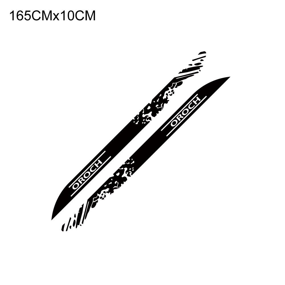 BGX1 Pickup Door Side Skirt Decals For Renault Duster Oroch Car Stickers Truck Graphics Vinyl Decor Sticker Cover Auto Accessories
