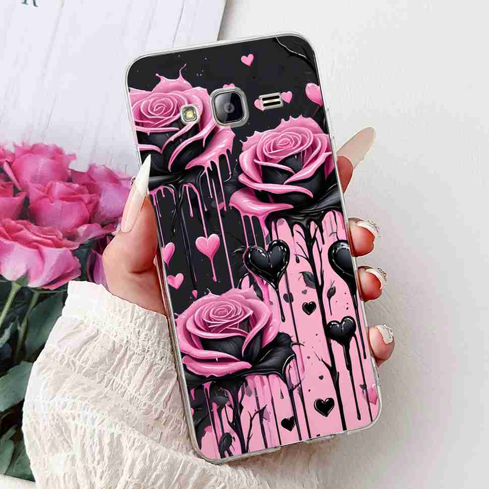 For Samsung Galaxy J5 Case Luxury Painted Cover Soft Slim Phone Case For Samsung J 5 J5 J500Y J500M 2015 Back Cover