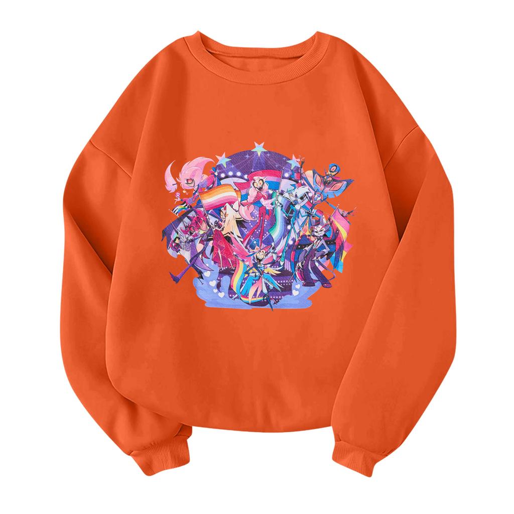 Детский модный легкий пуловер с длинным рукавом и круглым вырезом с карманами, пуловер с принтом