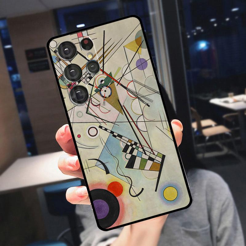 Wassily Kandinsky Abstract Cover For Samsung Galaxy S23 S24 S25 Ultra S21 S22 S20 S9 S10 Plus S21 FE S24 FE Phone Case