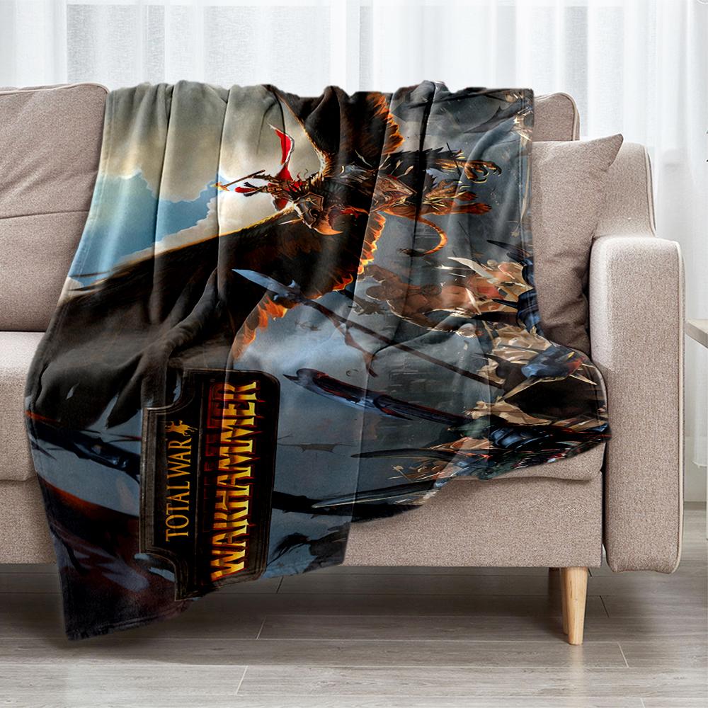 Total War Theme Printed Blanket - Perfect for Couch, Bed, Travel & Outdoor Use | Machine Washable, Cozy & Durable.