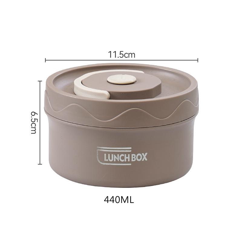 304 Stainless Steel Double-Layer Insulated Lunch Box with Portable Bag and Container