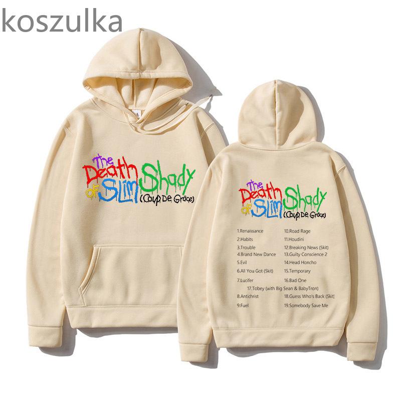 Eminem Houdini Tobey Hoodie Der Tod von Slim Shady Fans Harajuku Pullover Tops Sweatshirt Herbst Winter Unisex Mode Streetwear