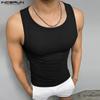 INCERUN Summer Men Sleeveless Solid Color Tank Tops