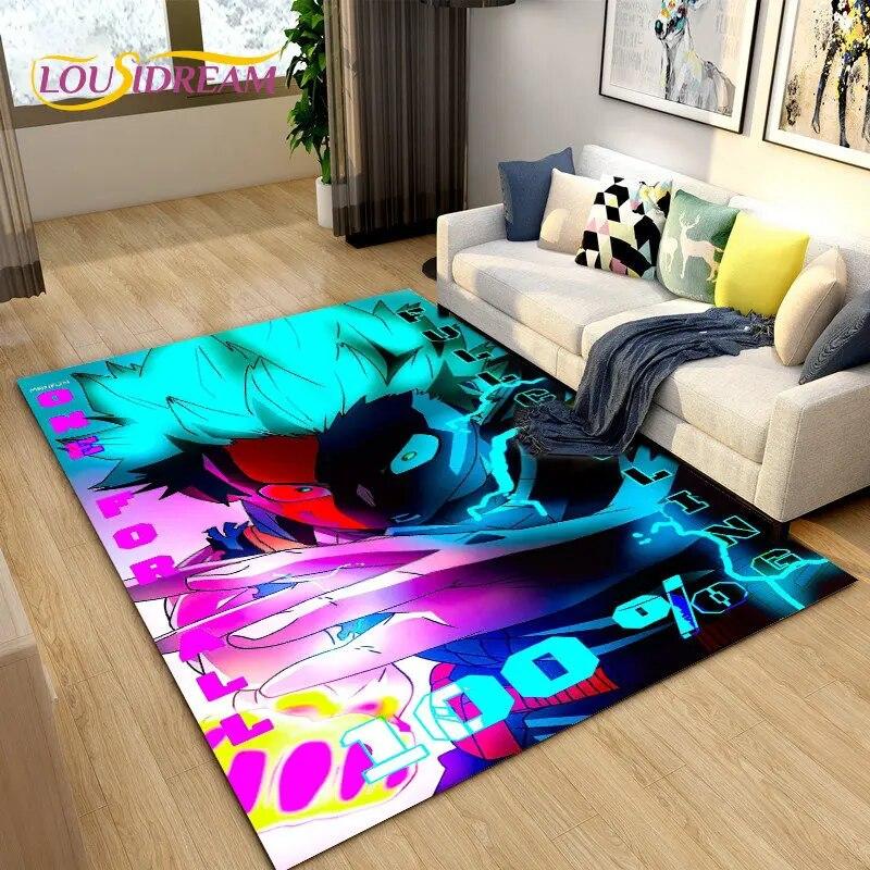 My Hero Academia, Japan Anime Area Rug,Carpets Rug for Living Room Bedroom Sofa Doormat Decoration,Kids Play Non-slip Floor Mat