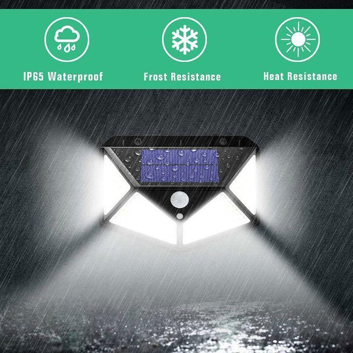 Solar Light - LARGEIGHT - Pack of 2 - 100 LEDs - 1200 mAh - Motion Sensor