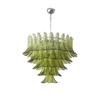 Nordic luxury Chandelier French glass pendant light dimmable LED light living room hotel bedroom decorative lighting fixtures