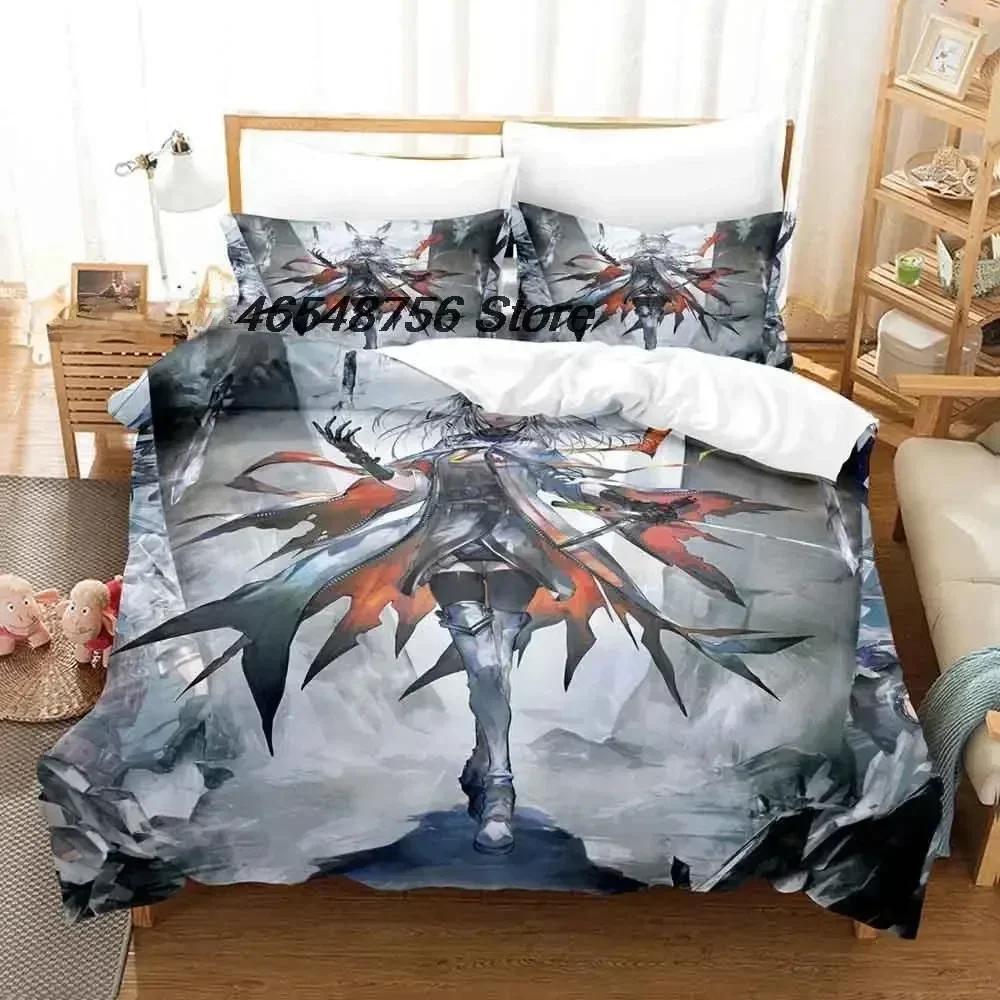 

New Arknights Bedding Set Single Twin Full Queen King Size Bed Set Adult Kid Bedroom Duvet cover Sets 3D Bed Sheet Set 70x133cm 2pcs