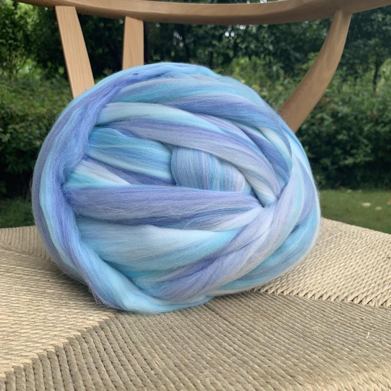 1000g Ball Super Chunky Wollgarn Bulky Garnstrang Hand-/Armstrick Decke Garn Heimwand Dekoration