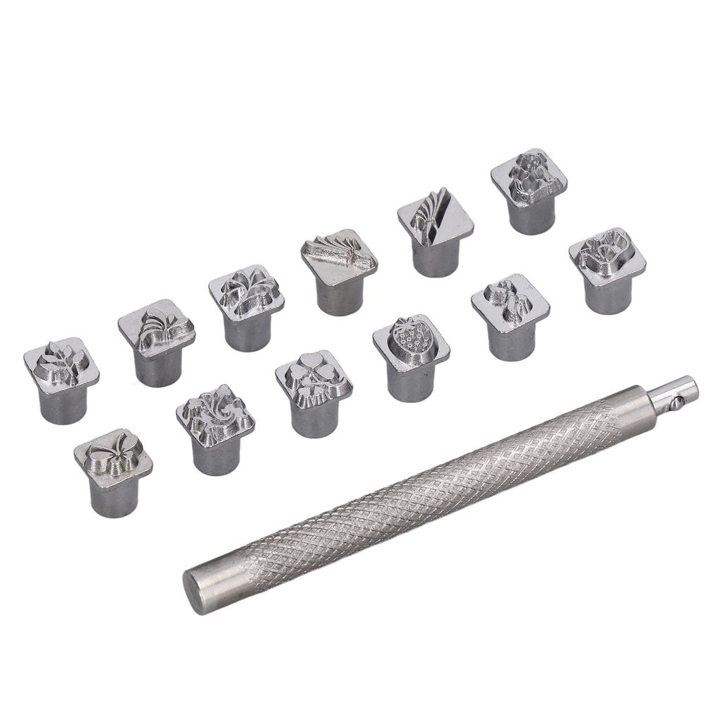 Leather Stamps DIY Production Fine Workmanship Fashion Design Novel Pattern Leather Stamping