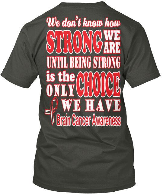 Brain Cancer Awareness Tshirt Size S To 5xl