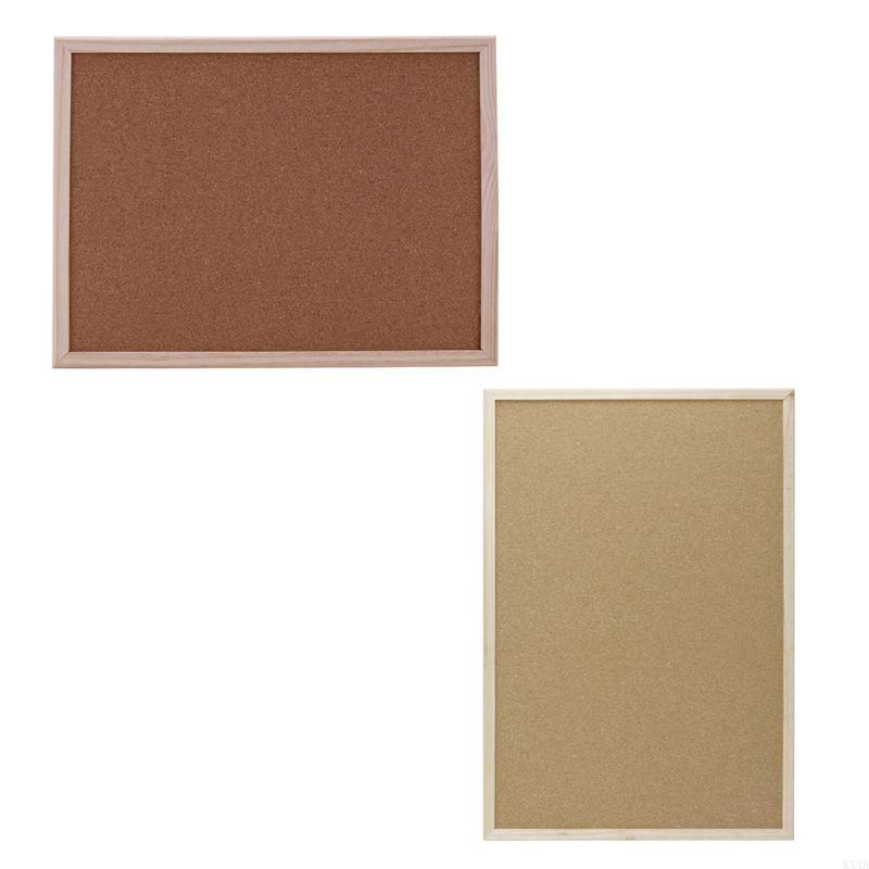 KX4B Wall-Mounted Double Sided Corkboard Perfect for Home Office Decor Message Presen
