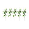 Artificial Flowers, Easter Colored Eggs Bunny Decorative Cuttings, Suitable For Home Party Vase Flower Arrangement Centerpiece, 5 Pcs