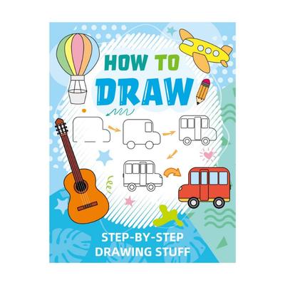 1BOOK Children's Stick Figure Cartoon Graffiti Step by Step To Learn To Draw Early Education Enlightenment Fun Coloring Painting Book