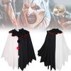 Versatile Scary Clown Cosplay Costume With Elegant Black And White Cloak For All Gender Adults