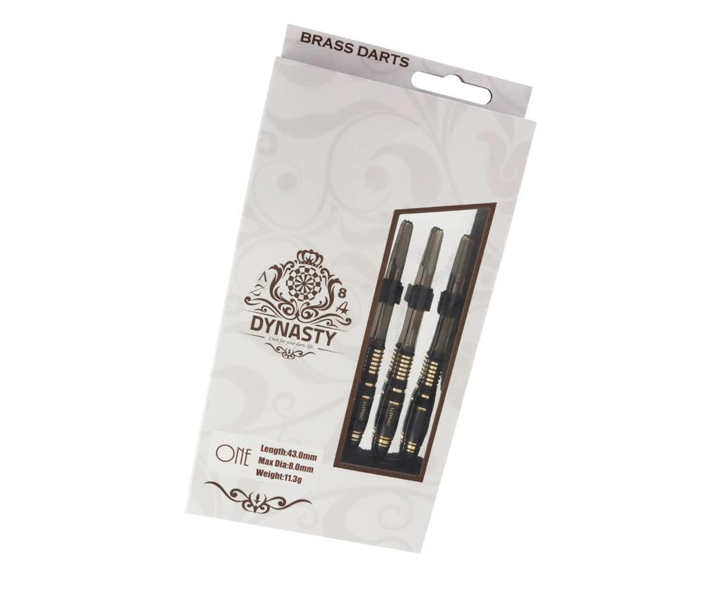 Dynasty Brass Darts Set ONE Black Brass Darts Barrel