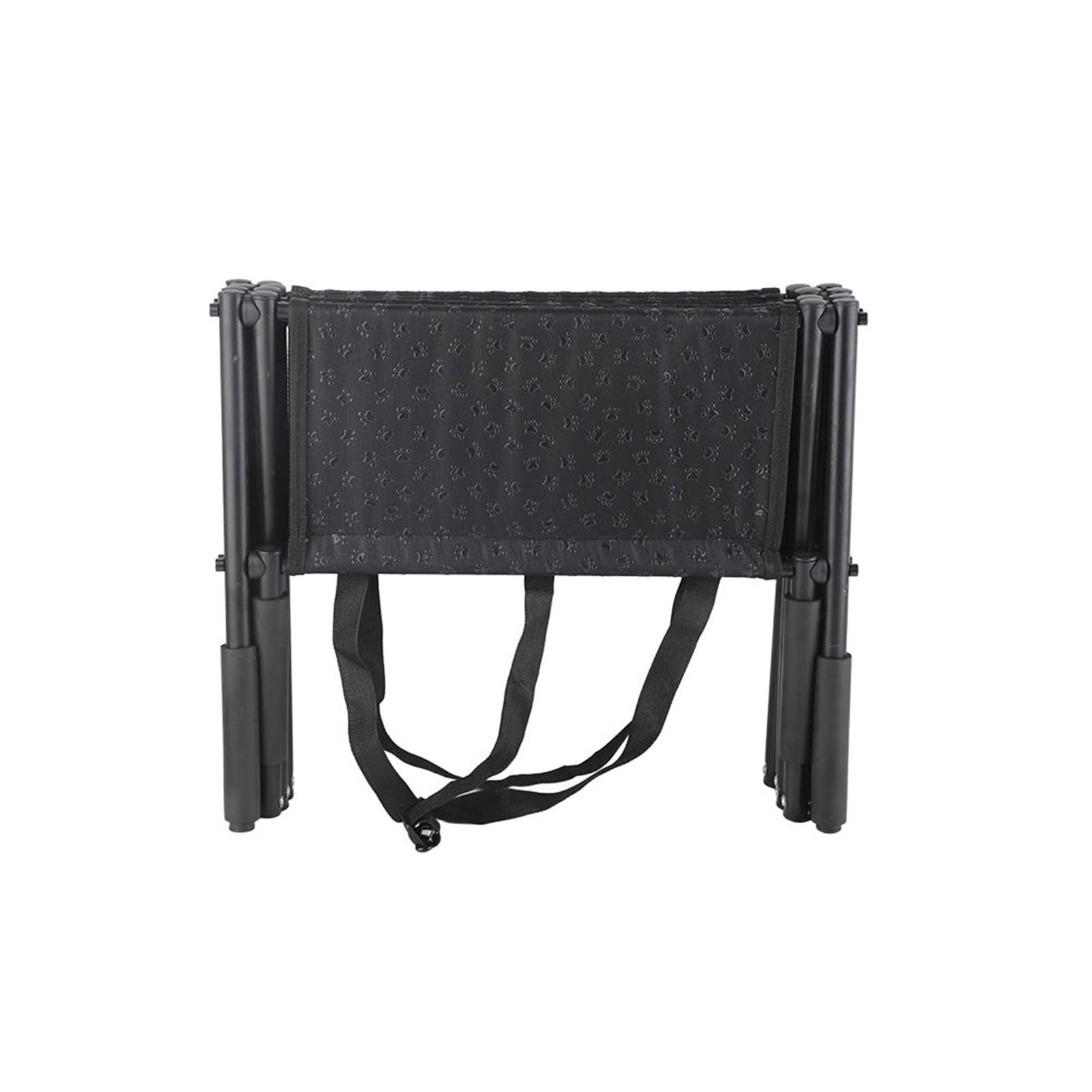 Pet Car Ladder Foldable Prevent Slip Portable Metal Frame Paw Print Dog Cat Step Ladder for Truck Bed Couch