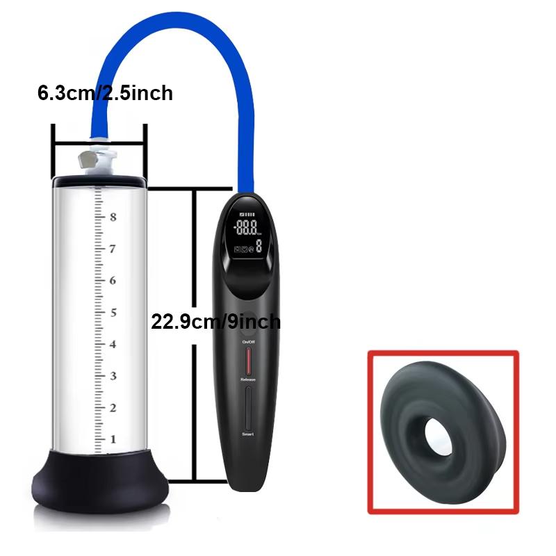 Electric Acrylic Penis Pump Vacuum Pump For Penis Male Penis Enlargement Pump  Penile Training Extender Cock Dick Pump For Men