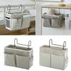 New Storage Basket Hanging Organizer Pen Holders Office Desk Accessories Book Holder Dormitory Bag with Hook Bed Pocket