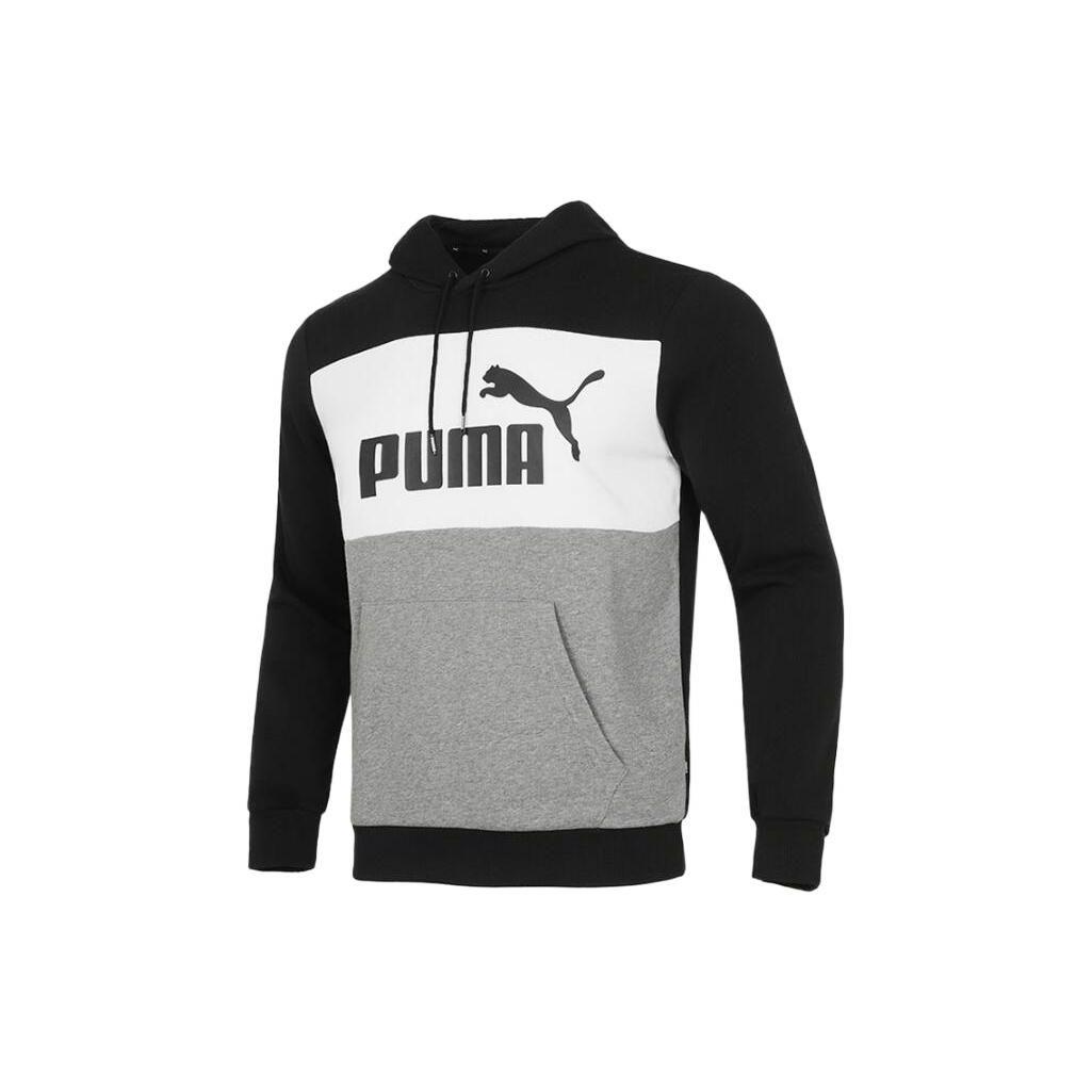 

Puma Knit Hoodie With Color Block Design Мужская толстовка Черный 849542-01 L