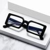 New Plain Anti-Blue Transparent Glasses Retro Literary Jelly Flat Glasses Can Be Equipped With Myopia Glasses Frame Tide