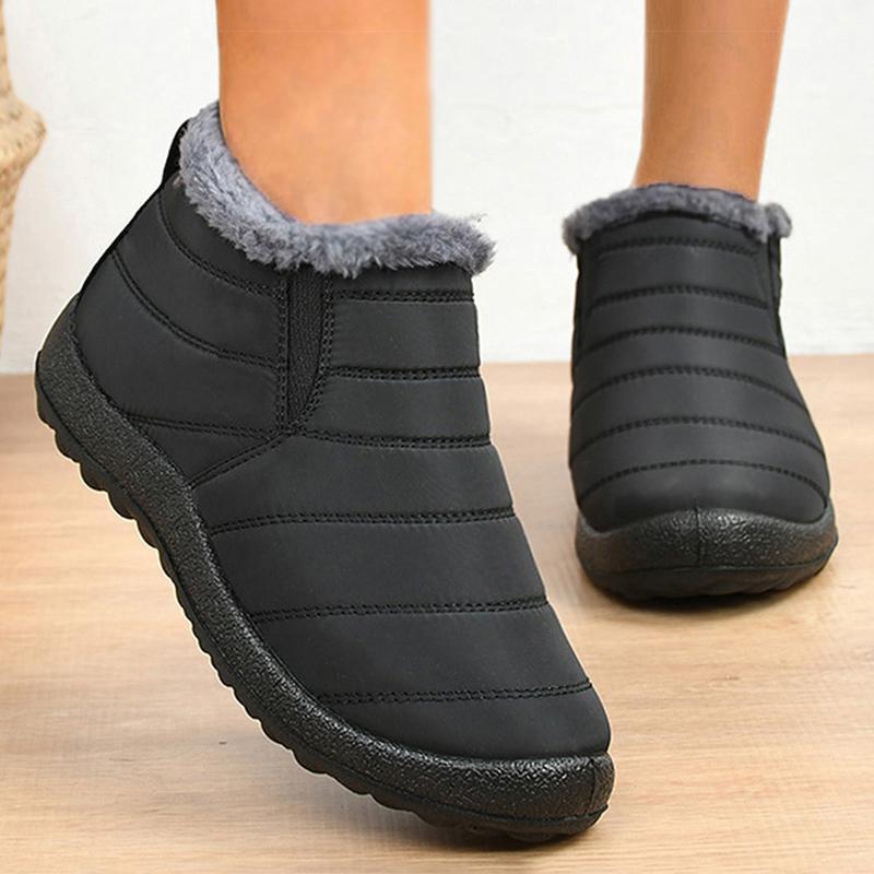 Women Shoes Winter Shoes For Women Fur Flats Lightweight Winter Sneakers Women Slip On Loafers Elegant Flat Shoes Women