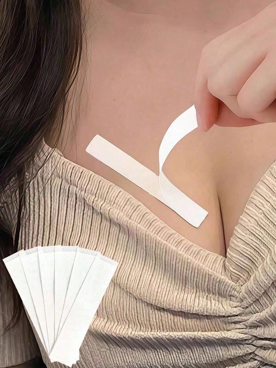 

36pcs Anti-Peek Breast Tape, Women s Fashion Sticky Tape, Anti-Slip Clothing Tape, Dress Strap Grips, Double-Sided Wardrobe Tape разноцветный
