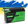 Datouboss 12V 100AH  Lifepo4 Batterie Solaire Lithium Battery Pack Storage for  RV/ Solar System/Trolling Motor/camper