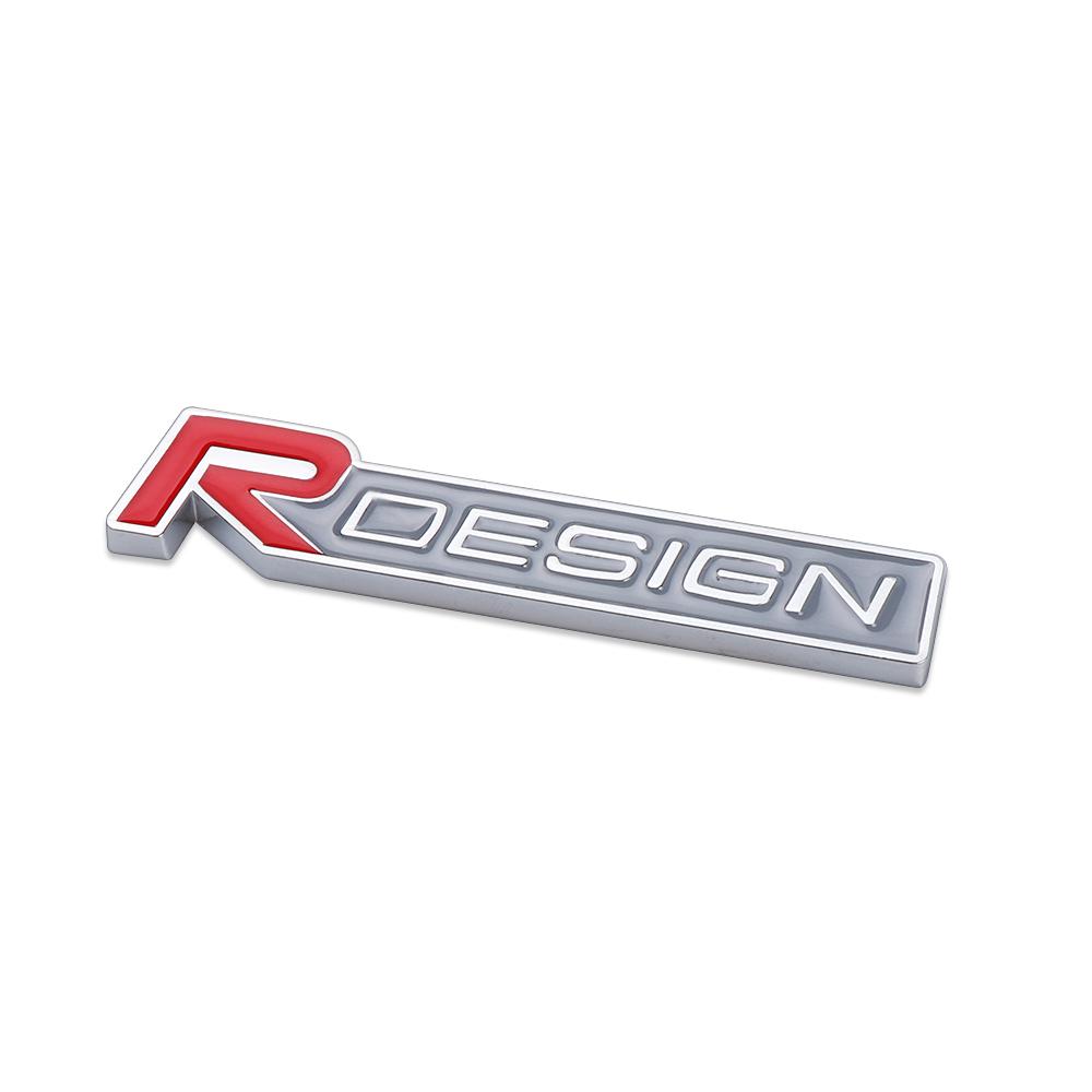 3D Metal Rdesign Emblem Car Tail Trunk Decor Sticker Front Grille Badge For Volvo AWD V40 V50 S40 S80 XC60 S90 XC90 S60 XC40 V90