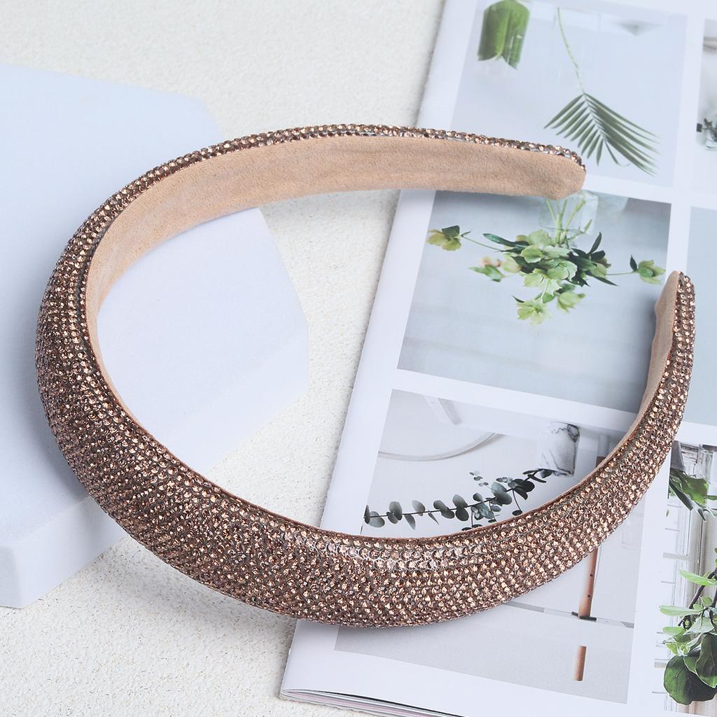 Full Diamond Sponge Headband Super Shiny High-end Headband Fashionable Women's Hair Accessories