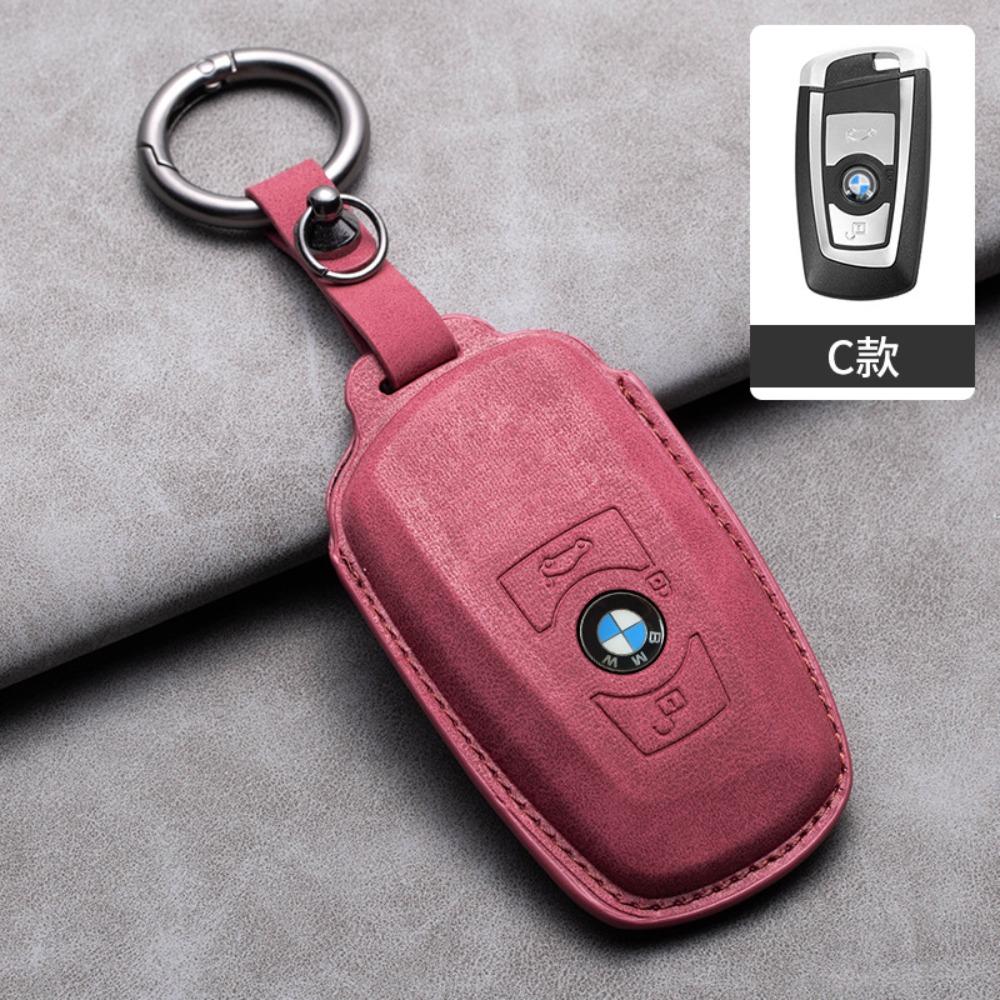 For BMW Key Cover for 5 Series 3 Series 525li 530 X1 X3 X4 X5 118i Hollow Design Protective Shell with Blade Keychain