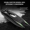 2.4G RC Boat 30KMCelsiusH High Speed Racing Boat Dual Motor Remote Control Boat for Kids