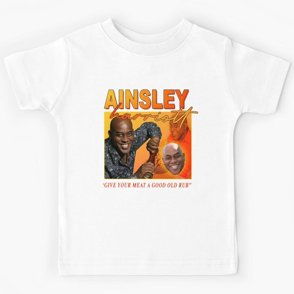 Vintage Photograp Ainsley Harriott Gifts Music Fan Kids T-Shirt 140