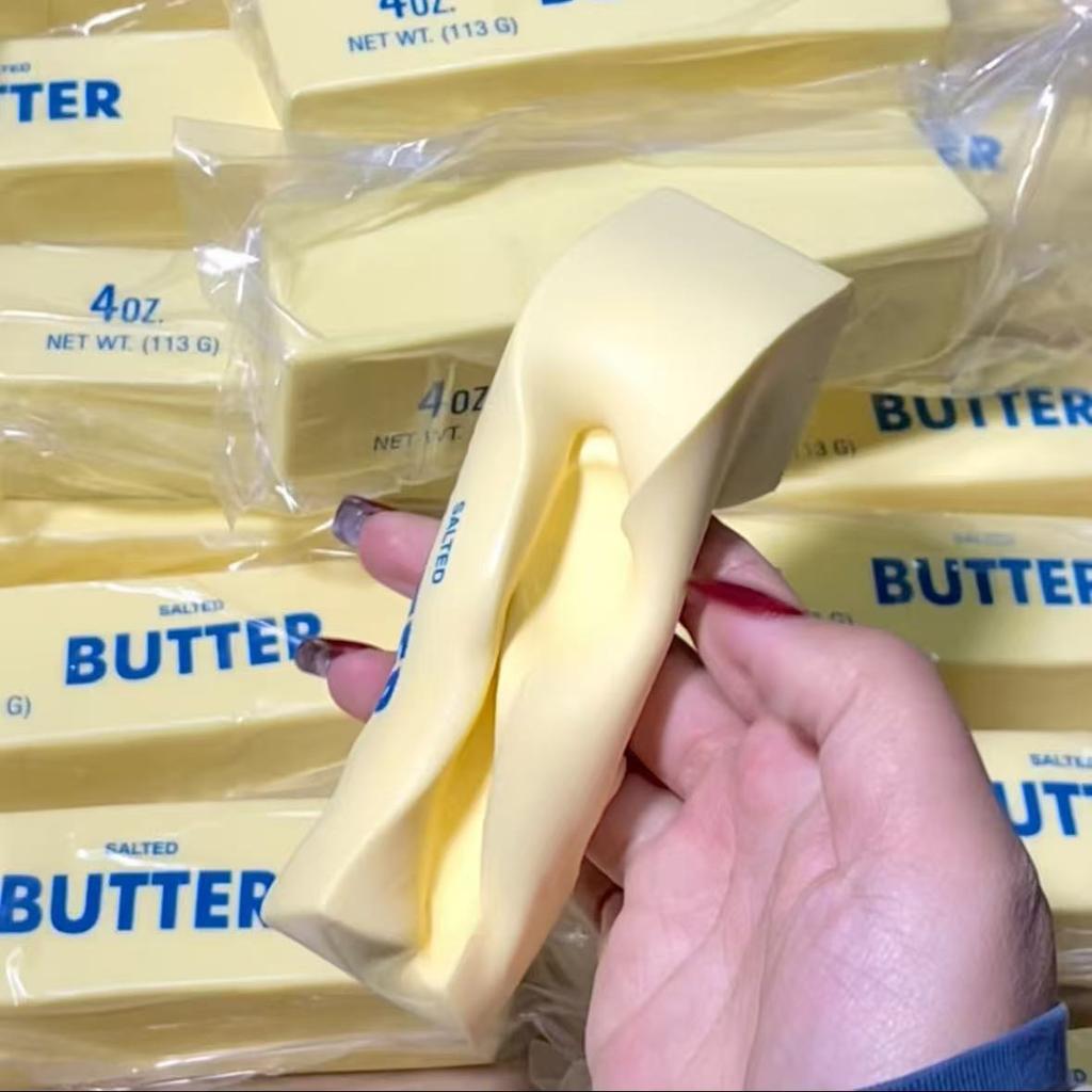 Realistic Butter Stick Squishy Toy Slow Rising Soft Squeeze Sensory Fidget Toy Stress Anxiety Relief For Adults Autism Adhd Gift