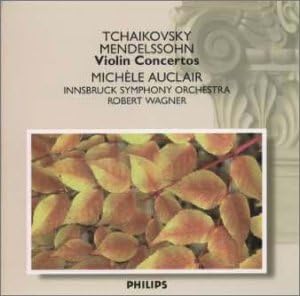 CD MICHEL AUCLAIR TCHAIKOVSKY MENDEL Tchaikovsky Violin Concerto PHCP20420 Philips 1999 Japan Classical Used