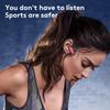 Bone Conduction Wireless Headphones Waterproof Single Ear Clip Earphones Bluetooth Sport Gamer Headset Mic Earbud BK3266 Stereo